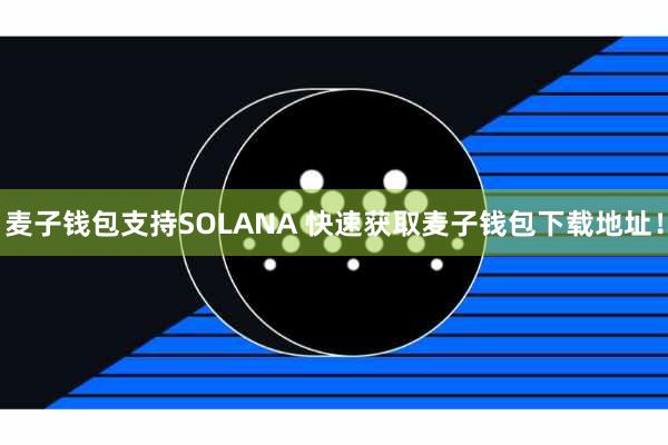 麦子钱包支持SOLANA 快速获取麦子钱包下载地址！