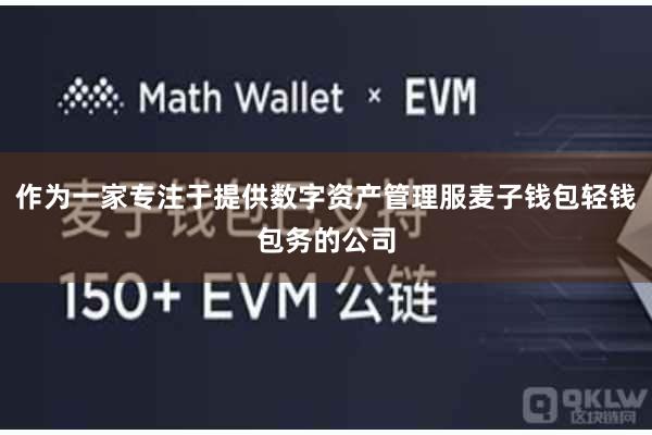 作为一家专注于提供数字资产管理服麦子钱包轻钱包务的公司