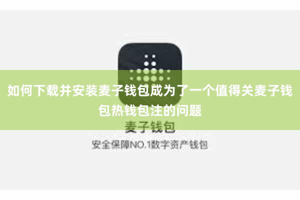 如何下载并安装麦子钱包成为了一个值得关麦子钱包热钱包注的问题